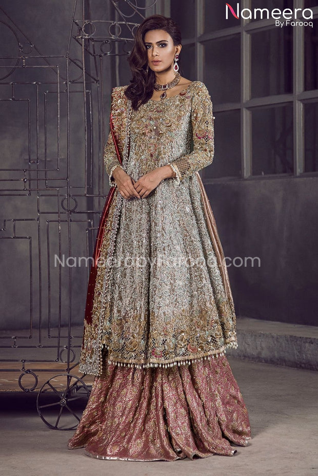Pakistani Wedding Dress In Traditional Frock Lehenga Style Nameera By pakistani-wedding-dress-in-traditional-frock-lehenga-style-nameera-by