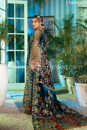 Front Open Gown Pakistani