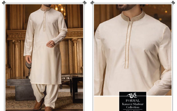 Gents Formal Light Color Shalwar Kameez 