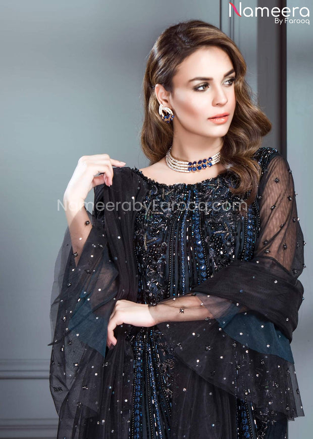 Get Black Wedding Short Shirt Trouser Pakistani