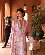 Get Heavily Embellished Pink Pakistani Kameez Salwar Suit and Dupatta