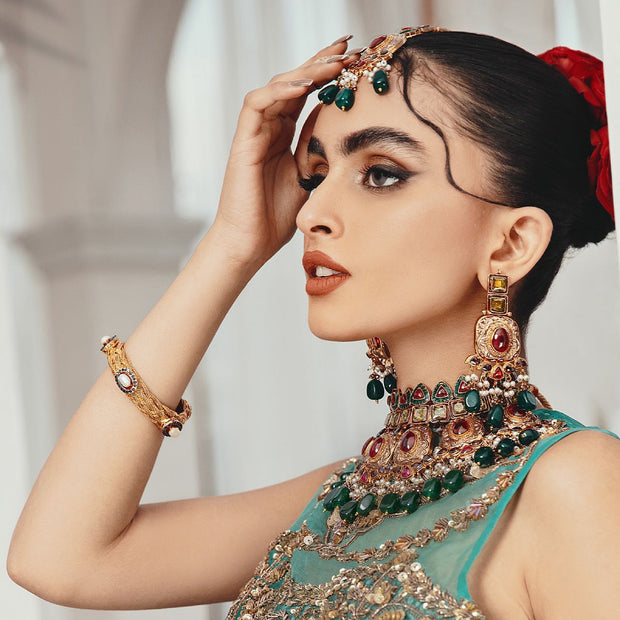 Gharara Kameez and Dupatta Pakistani Bridal Dress