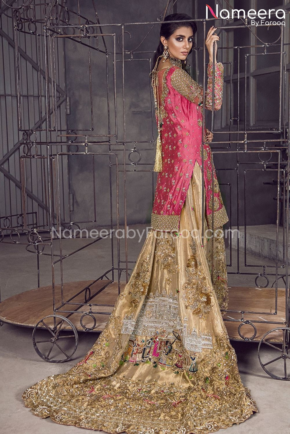 Gold Bridal Lehenga