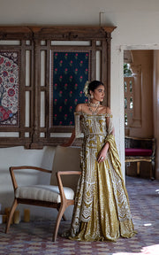 Gold Bridal Lehenga
