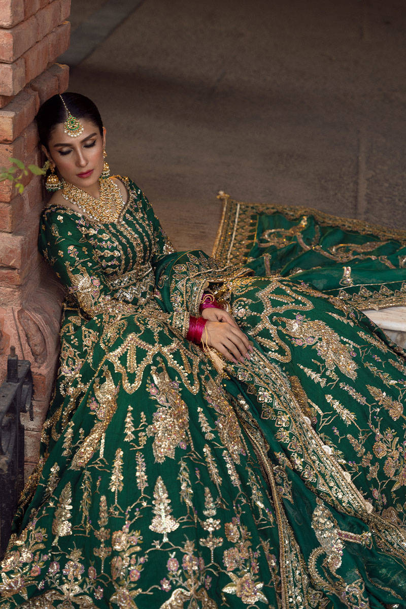 Gold Green Lehenga Choli 