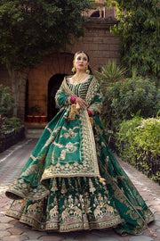 Gold Green Lehenga Choli 2023