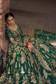 Gold Green Lehenga Choli 