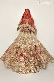 Gold Pakistani Bridal Dress
