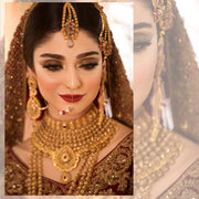 Latest Gold Plated Jewelry For Complete Bridal Set