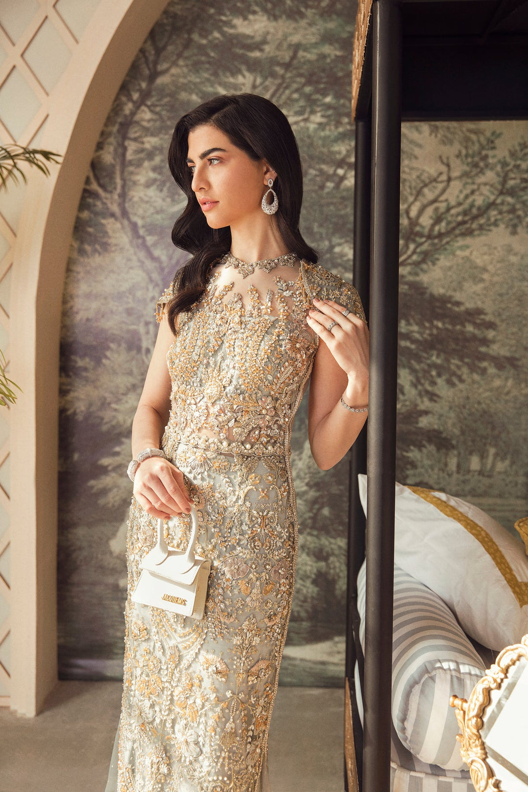 Golden Blouse for Lehenga in Mermaid 2022
