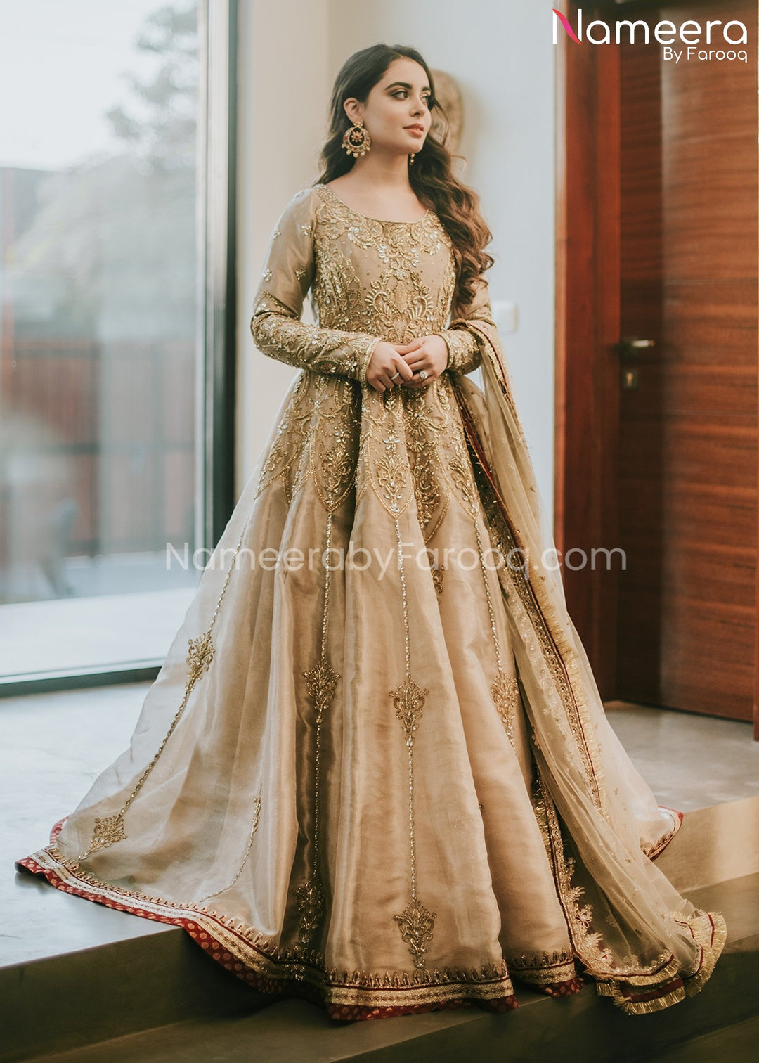 Golden Bridal Dresses
