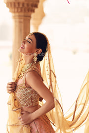 Golden Bridal Lehenga