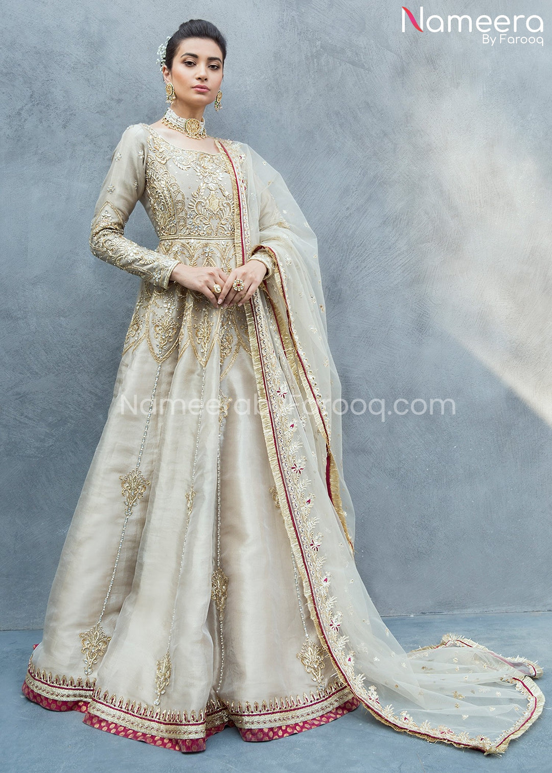Golden Dress Pakistani
