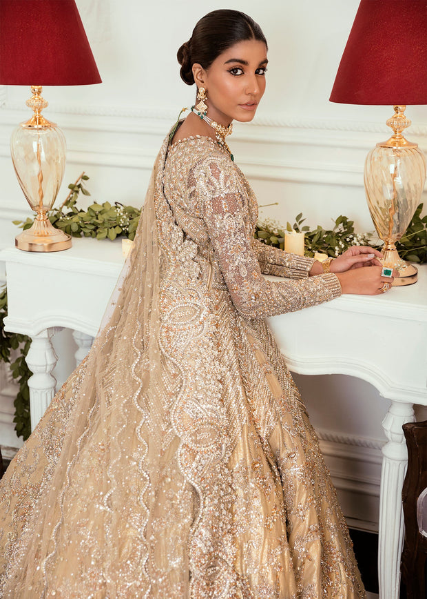  Golden Lehenga Bridal Wear