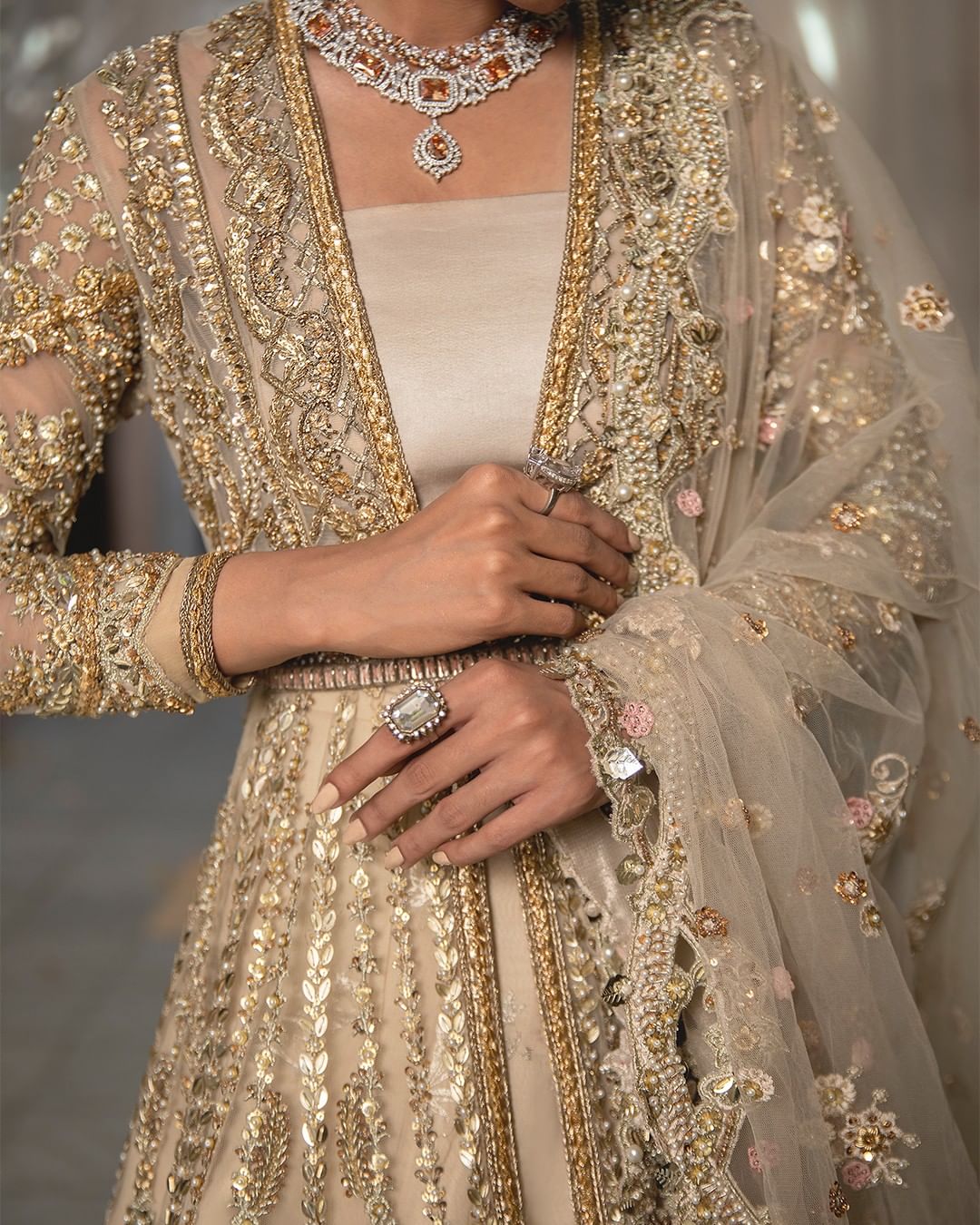 Golden Lehenga Choli 