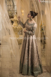 Golden Maxi Dress Pakistani Online