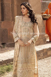 golden party dresses pakistani