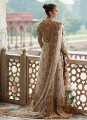 Golden White Bridal Lehenga Dress for Indian Bridal Wear 2022