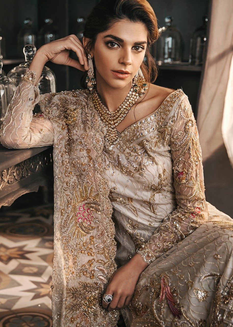Close View of Bridal Gharara 