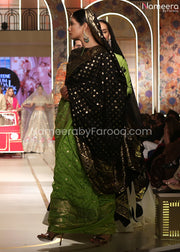 Green Black Saree  Online