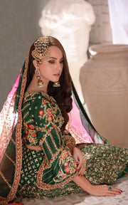Green Bridal Dress