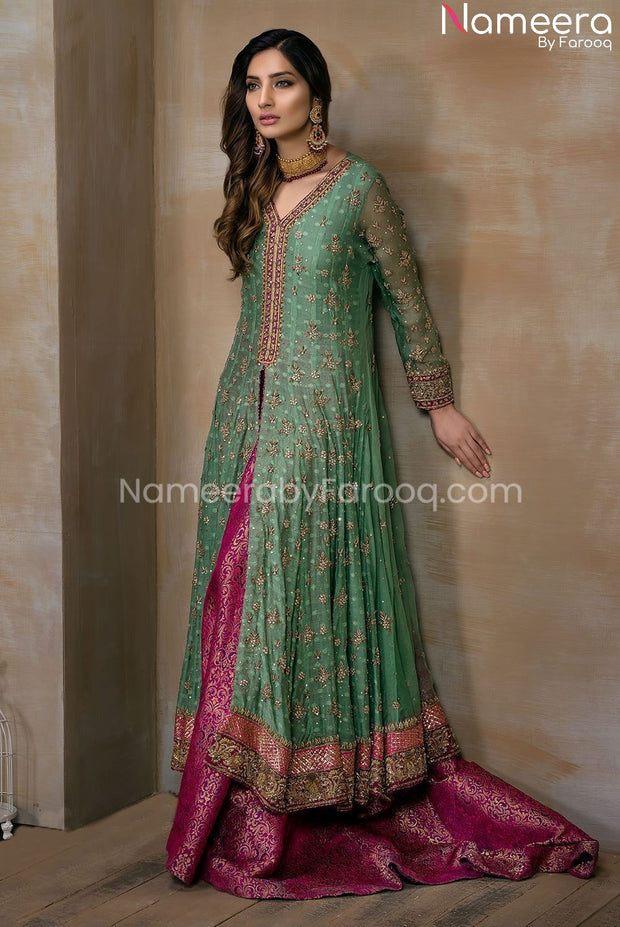 Green Bridal Dress