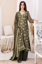 Green Embellished Kameez and Trousers Pakistani Eid Dress 2023