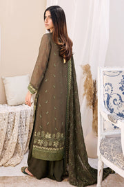 Green Embellished Kameez and Trousers Pakistani Eid Dress