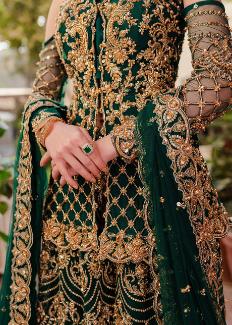 Green Kameez and Sharara