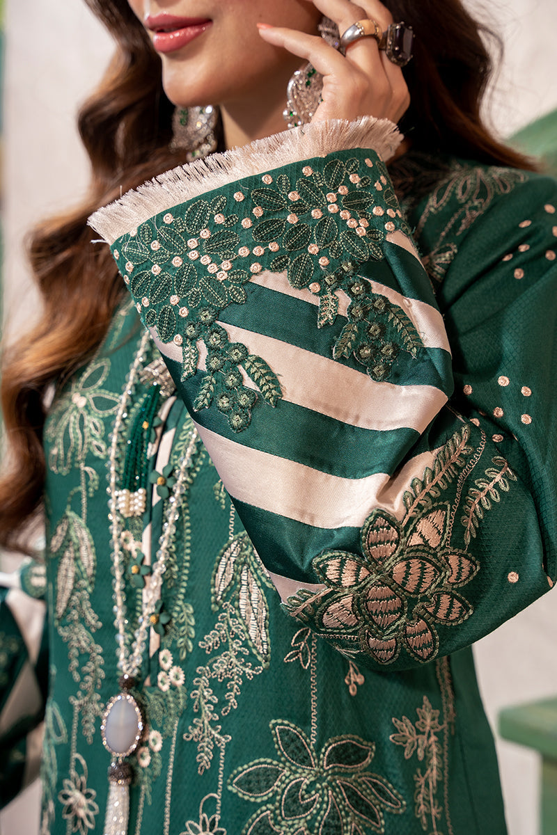 Green Lawn Kameez Salwar in Pakistani Eid Dresses