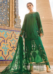 Green Long Kameez Capri for Pakistani Party Wear