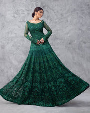 Green Maxi Lehenga