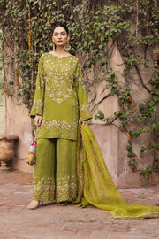 Green Sharara Salwar Kameez Pakistani Wedding Dresses
