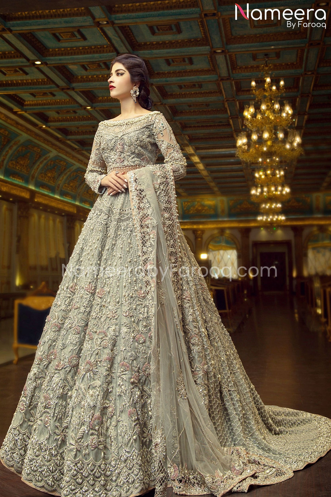 Grey Lehenga Choli