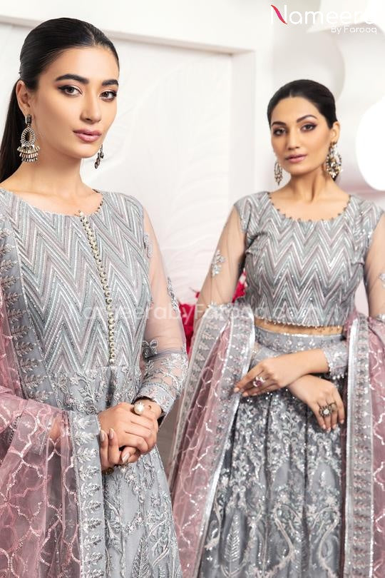 Grey Lehenga Designs