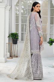 Grey Pakistani Embroidered Kurti with Sharara Party Wear 2023