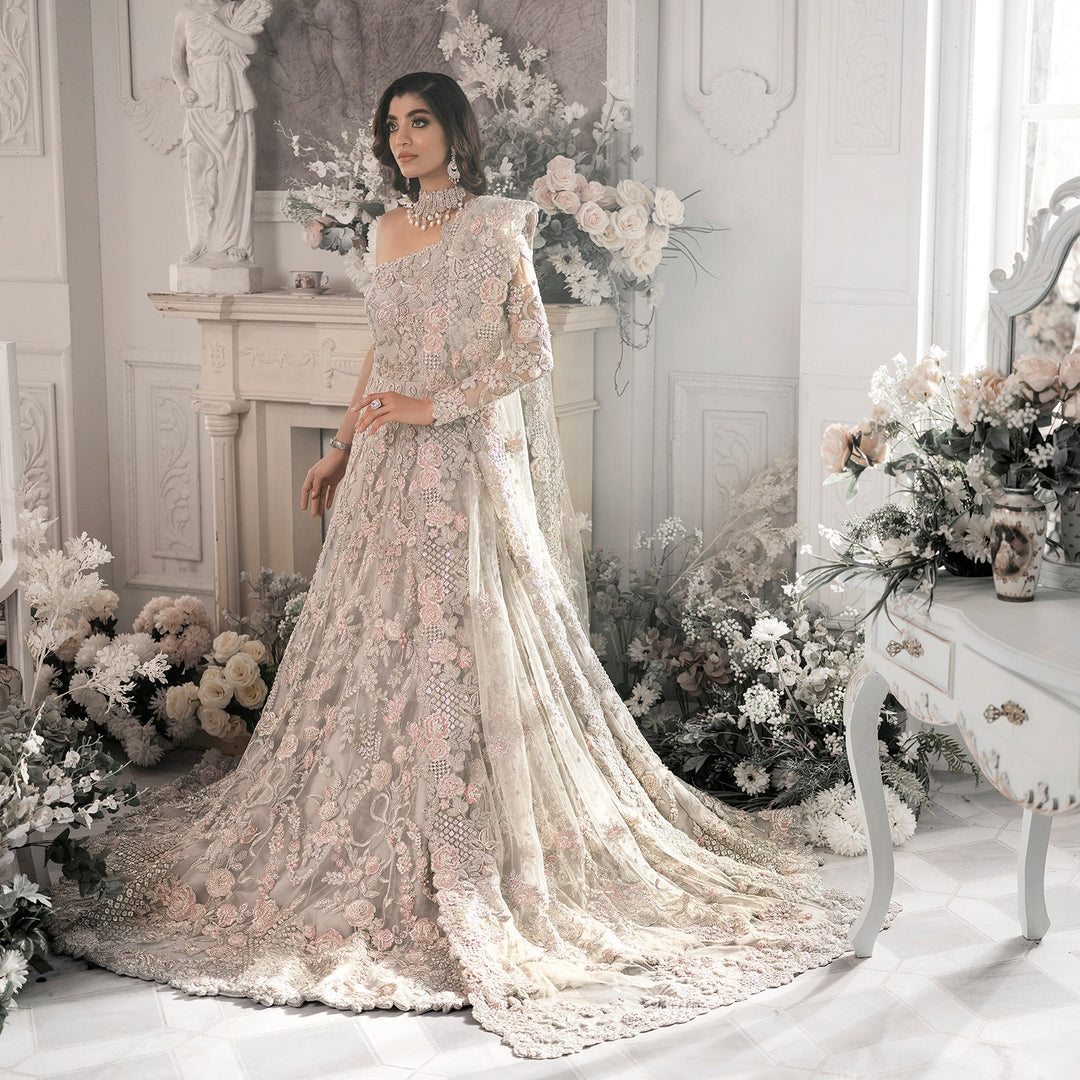 Grey Silver Bridal Lehenga 2023