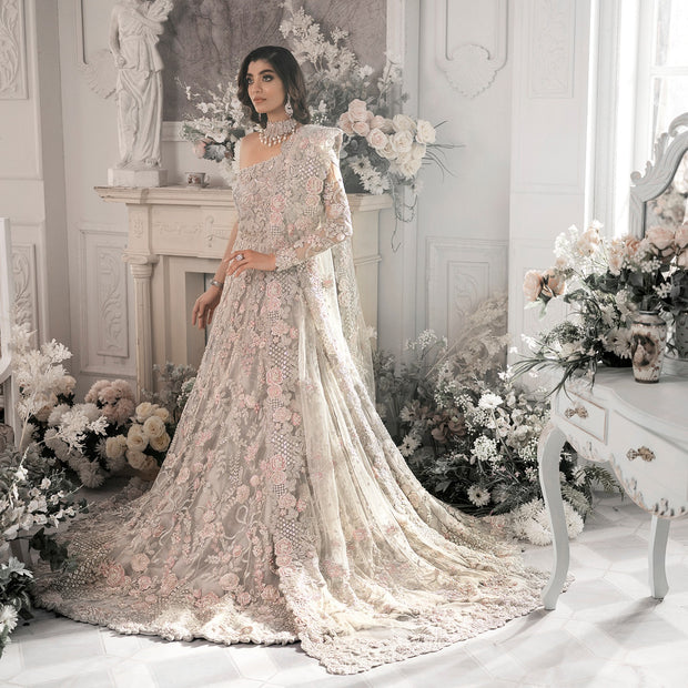 Lebanese/English Fully Embelished Bridal Wedding Dress | eBay