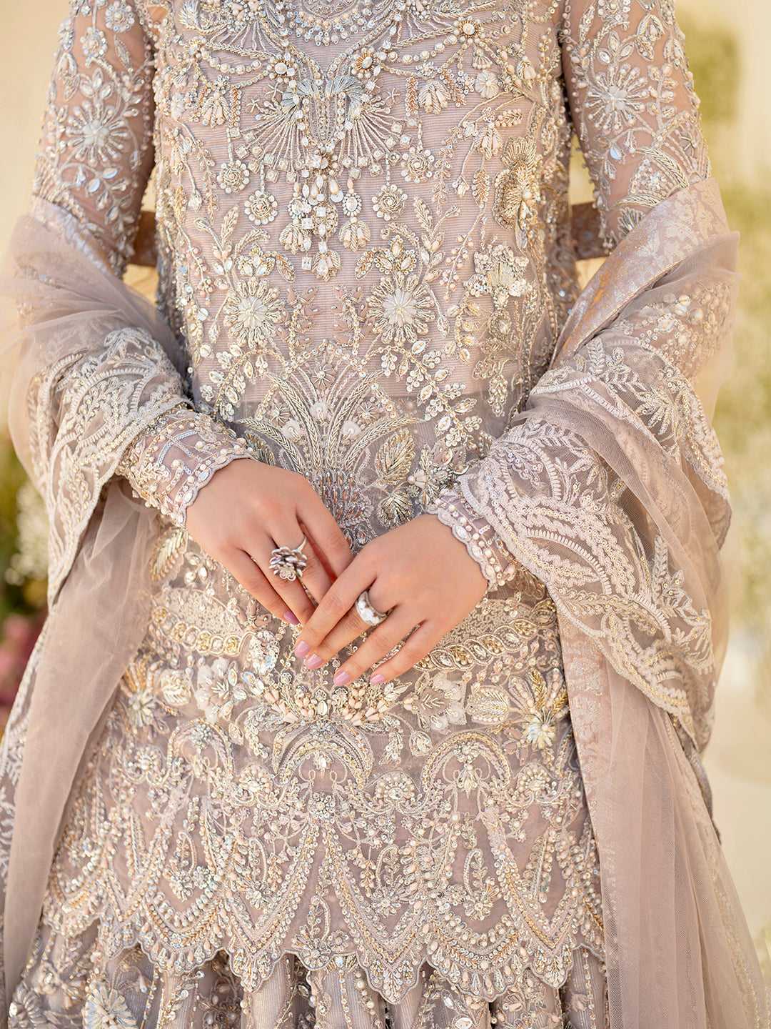 Gray kameez dress main image 1