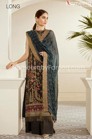 Designer grey long shirt with plazo
