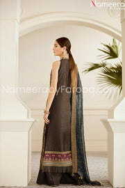  grey long shirt with plazo back