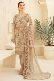 HSY Pakistani Chiffon Dress