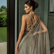 Heavily Embellished Bridal Net Lehenga Choli 2022