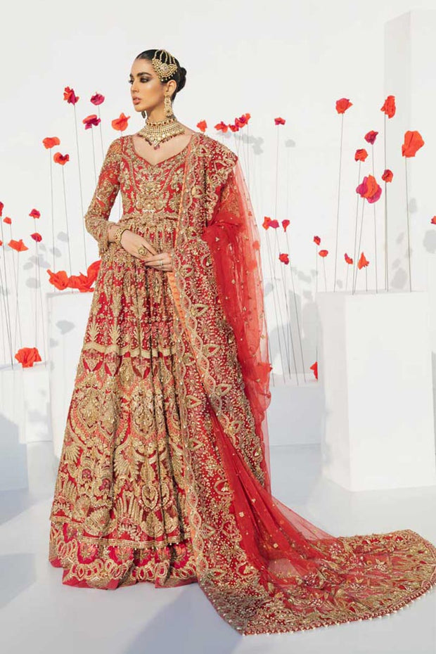 Heavily Embellished Luxury Indian Bridal Dress 2022