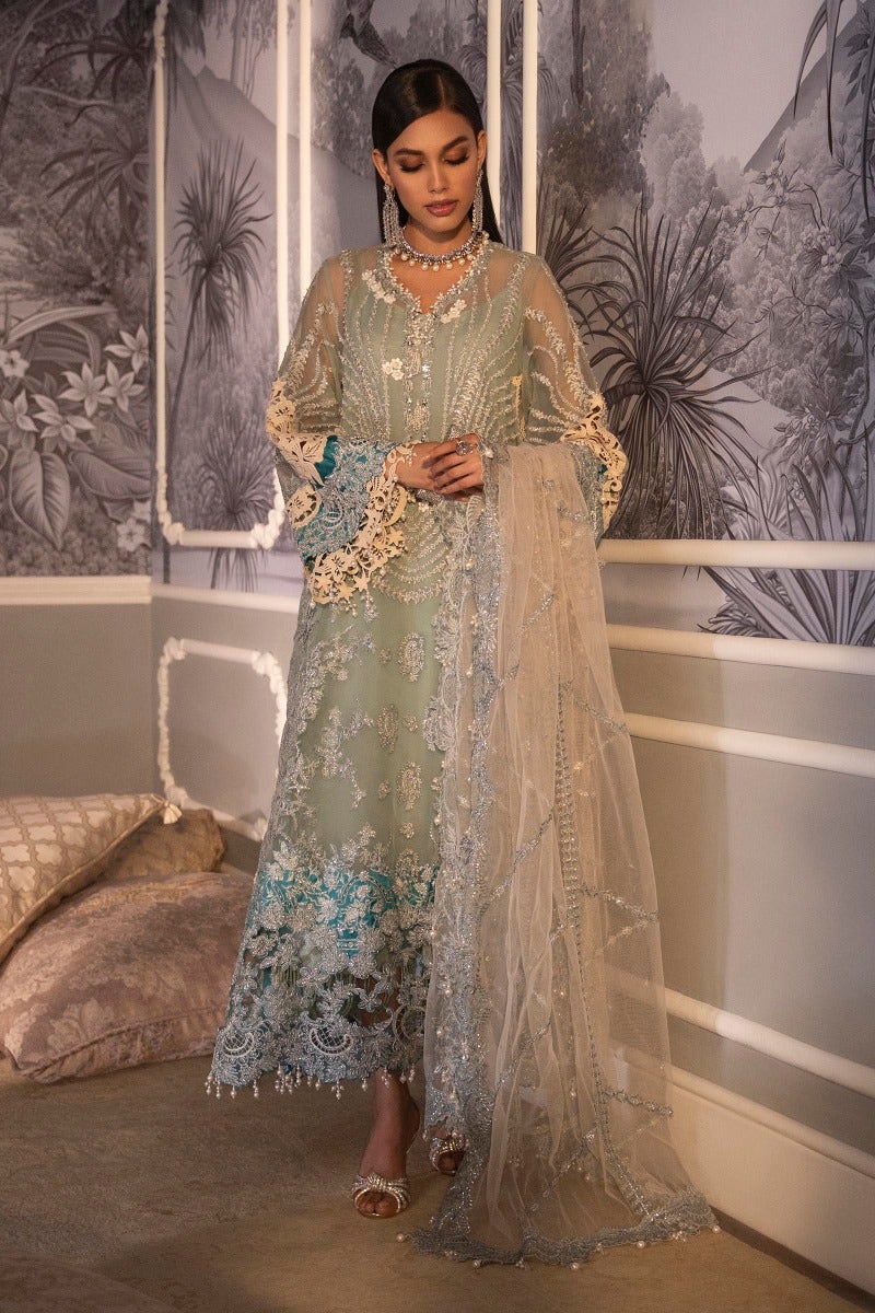 Heavily Embellished Pakistani Party Wear Salwar Kameez Nameera by Farooq — free download