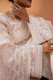 Heavily Embellished Peach Pakistani Kameez Salwar Suit