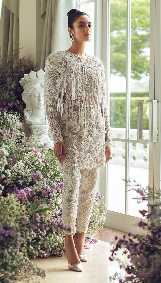 Indian sales embroidered shirt