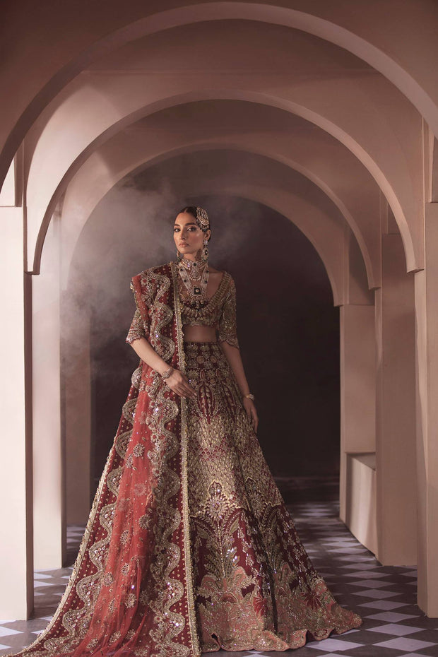 heavy bridal lehenga