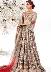 Heavy Bridal Lehnga Choli in Silver Color