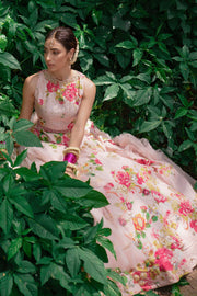 Heavy Floral Pink Lehnga Choli for Indian Bridal Wear 2022